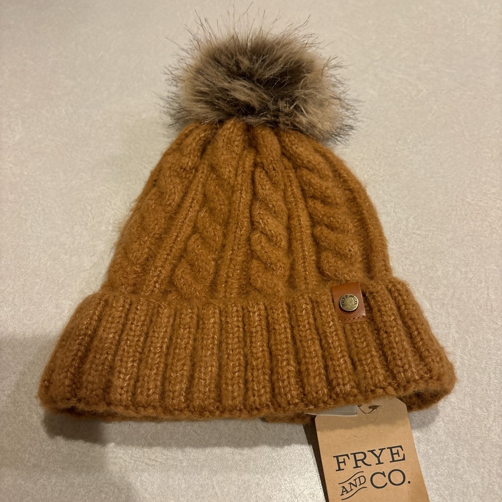 Frye & Co. Pom Beanie - New with tags!